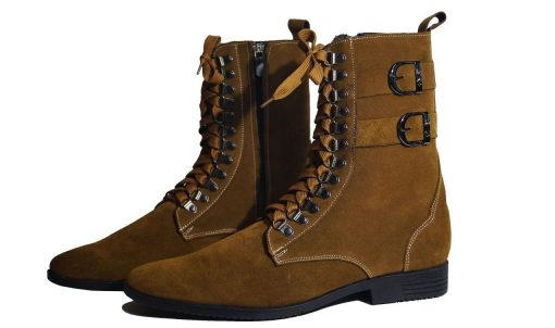 Giày boot nam da bò thật. Mã số: B172