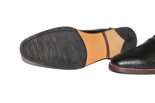 Giày tây nam da bò toàn bộ đế da gót gỗ. Mã số: T241 - Hình ảnh 4