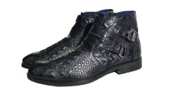 Giày boot nam da bò thật dập vân cá sấu . Mã số: B217