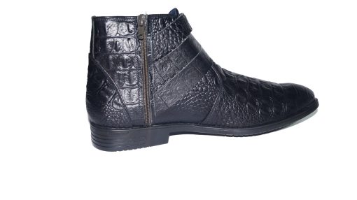 Giày boot nam da bò thật dập vân cá sấu . Mã số: B217 - Hình ảnh 3