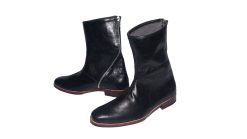 Giày boot nam cao cổ da bò thật đế da gót gỗ cao cấp. Mã số: B225
