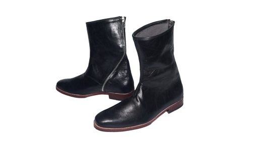Giày boot nam cao cổ da bò thật đế da gót gỗ cao cấp. Mã số: B225