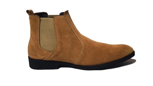 Giày boot chelsea nam da bò thật màu bò. Mã số: B229 - Hình ảnh 3