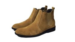 Giày boot chelsea màu kem nam da bò thật . Mã số: B228