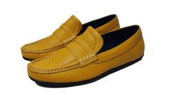 Giày mọi nam màu vàng da bò thật. Mã số: M129