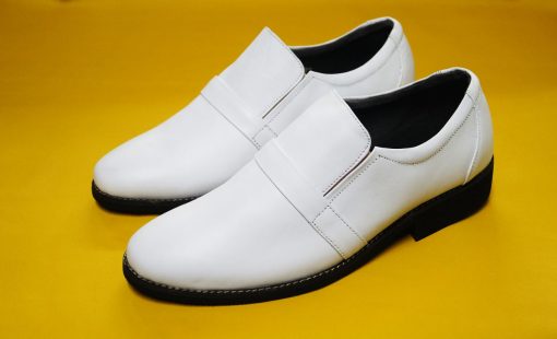 Giày tây nam size nhỏ màu trắng 35,36,37 (có size thông thường). Mã số: T262