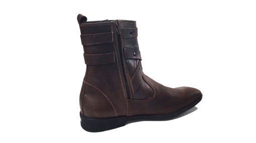 Giày boot nam màu nâu da bò thật. Mã số: B239 - Hình ảnh 3
