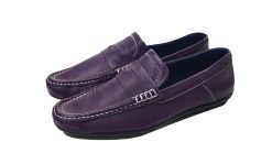 Giày mọi nam màu tím da bò thật. Mã số: M138