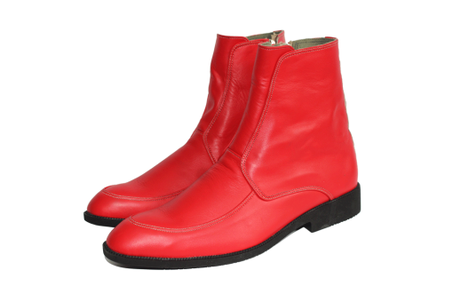 Giày boot màu đỏ da bò thật . Mã số: B262