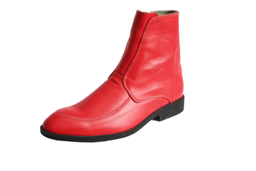 Giày boot màu đỏ da bò thật . Mã số: B262 - Hình ảnh 2