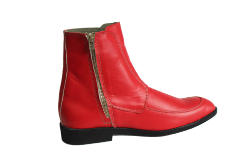 Giày boot màu đỏ da bò thật . Mã số: B262 - Hình ảnh 3