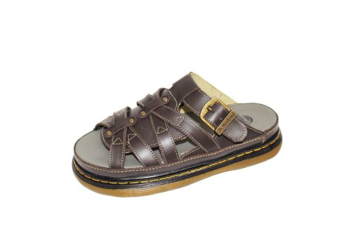 Dép doctor 2011 màu nâu da bò thật. Mã số: DT30 - Hình ảnh 3