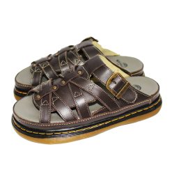 Dép doctor 2011 màu nâu da bò thật. Mã số: DT30