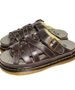 Dép doctor 2011 màu nâu da bò thật. Mã số: DT30