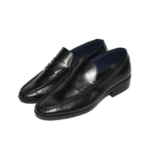Giày tây Loafer nam size nhỏ 35,36,37 (có size thông thường) màu đen da bò thật. Mã Số: T293