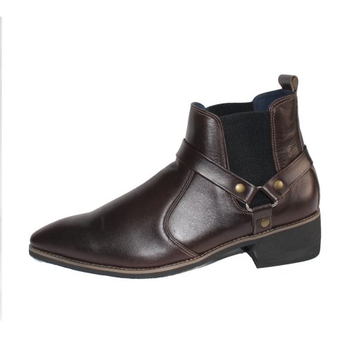 Giày Chelsea Boots màu nâu da bò thật. Mã số: B274 - Hình ảnh 3