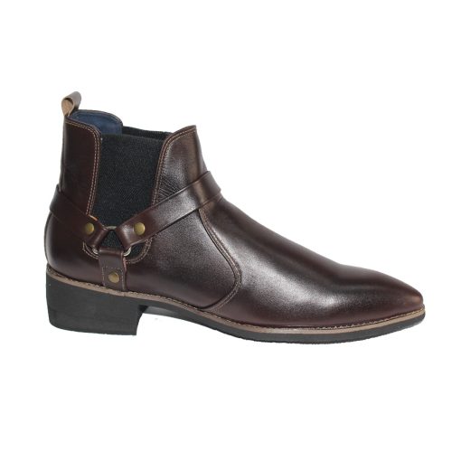 Giày Chelsea Boots màu nâu da bò thật. Mã số: B274 - Hình ảnh 4