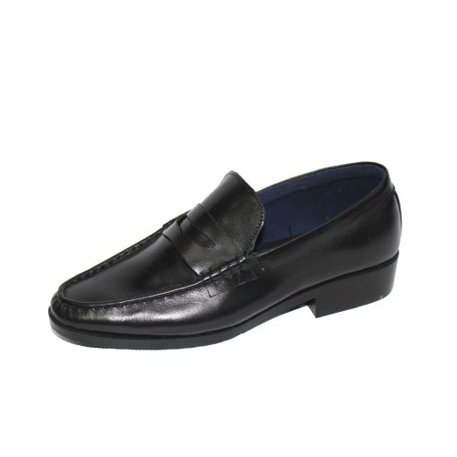 Giày tây Loafer nam size nhỏ 35,36,37 (có size thông thường) màu đen da bò thật. Mã Số: T293 - Hình ảnh 2