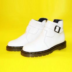 Giày Jodhpurs Boots Doctor màu trắng da bò thật. Mã số: B277