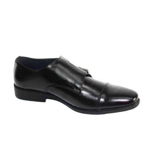 Giày Tây Monkstrap màu đen da bò thật. Mã số: T299 - Hình ảnh 3