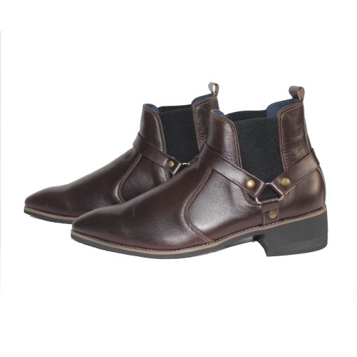 Giày Chelsea Boots màu nâu da bò thật. Mã số: B274 - Hình ảnh 2
