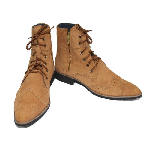 Giày boot nam buộc dây da bò thật. Mã số: B282 - Hình ảnh 2
