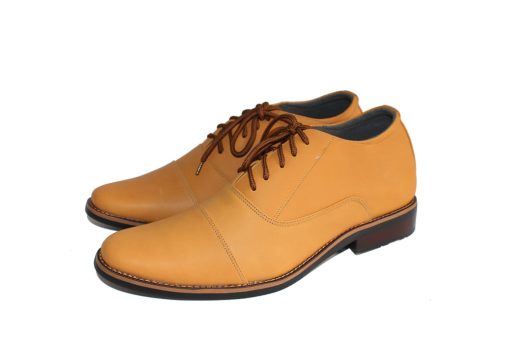 Giày Tây nam màu vàng da bò thật. Mã số: T302