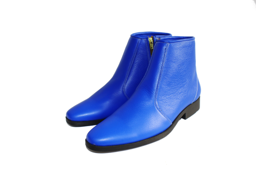 Giày boot nam màu xanh da bò thật. Mã số: B285