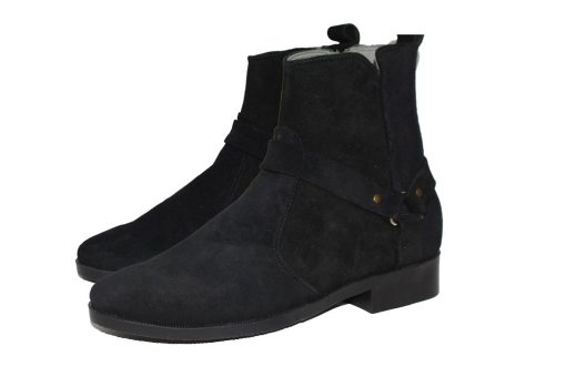 Giày boot nam da lộn da bò thật. Mã số: B286