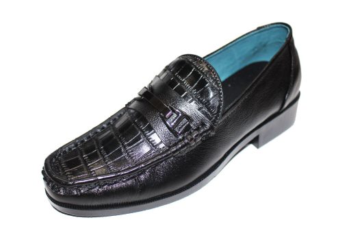 Giày mọi nam vân cá sấu da bò thật. Mã số: M171 - Hình ảnh 2