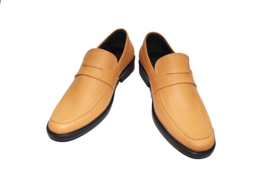 Giày tây nam loafer da bò màu bò. Mã số: T323 - Hình ảnh 4