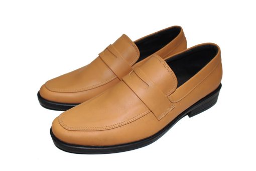 Giày tây nam loafer da bò màu bò. Mã số: T323