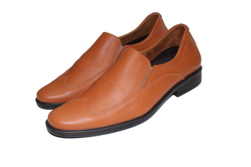Giày tây nam loafer da bò màu vàng bò. Mã số: T327