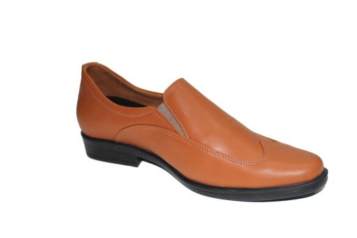 Giày tây nam loafer da bò màu vàng bò. Mã số: T327 - Hình ảnh 2