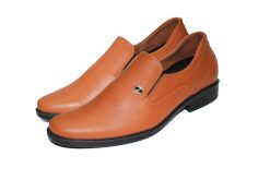 Giày tây nam loafer da bò màu vàng bò. Mã số: T328