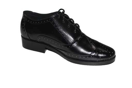 Giày tây nam oxford da bò màu đen. Mã số: T334 - Hình ảnh 3