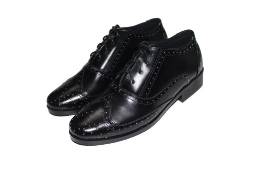 Giày tây nam oxford da bò màu đen. Mã số: T334 - Hình ảnh 2