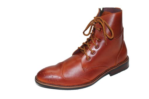 Giày Dress Boots Màu Nâu Da Bò Thật. Mã Số: B304 - Hình ảnh 2