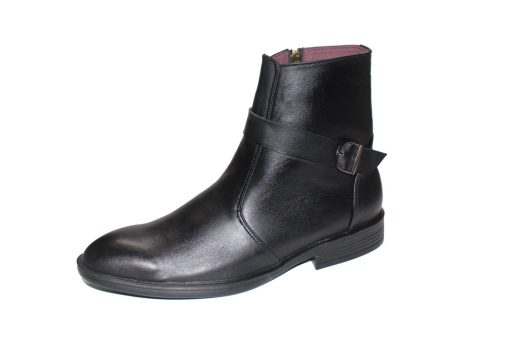 Giày Boots Nam Màu Đen Da Bò Thật. Mã Số: B308 - Hình ảnh 3