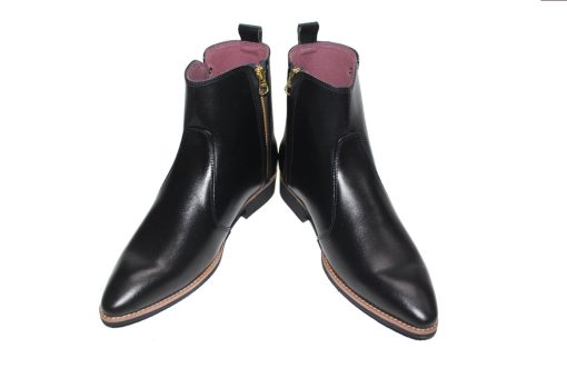 Giày Boots Nam Mũi Nhọn Da Bò Thật. Mã Số: B305