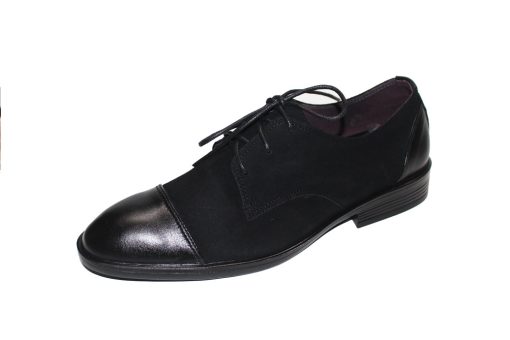 Giày tây nam oxford da bò màu đen. Mã số: T346 - Hình ảnh 2