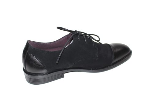 Giày tây nam oxford da bò màu đen. Mã số: T346 - Hình ảnh 3