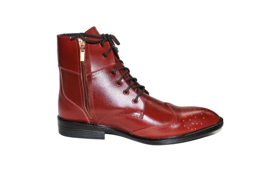 Giày boot nam cột dây Da Bò Thật. Mã Số: B322 - Hình ảnh 2
