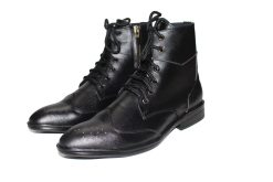 Giày  boot  nam cột dây Da Bò Thật. Mã Số: B321