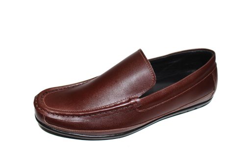 Giày mọi nam màu nâu da bò thật. Mã số: M175 - Hình ảnh 2
