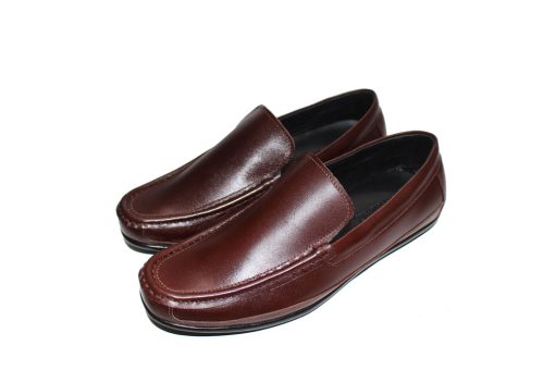 Giày mọi nam màu nâu da bò thật. Mã số: M175