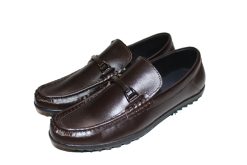 Giày mọi nam màu nâu da bò thật. Mã số: M176