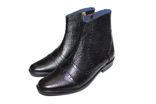 Giày Zippers boot cổ lửng nam Da Bò Thật. Mã Số: B324