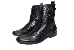 Giày boot nam da bò thật dập vân. Mã số: B327