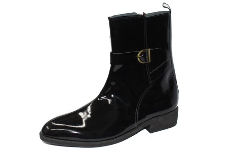 Giày boot nam da bò Patent bóng . Mã số: B334 - Hình ảnh 2